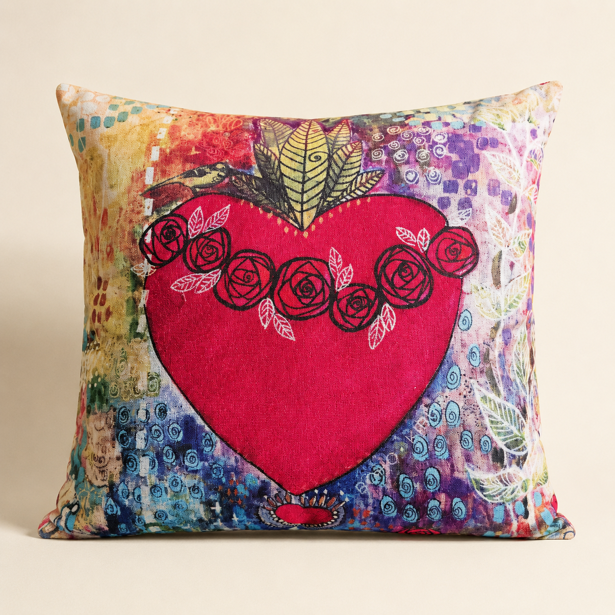 Cojín Boho Kibur Modelo 04, Serie 2025 · Loreto, diseño de Liliana Silva